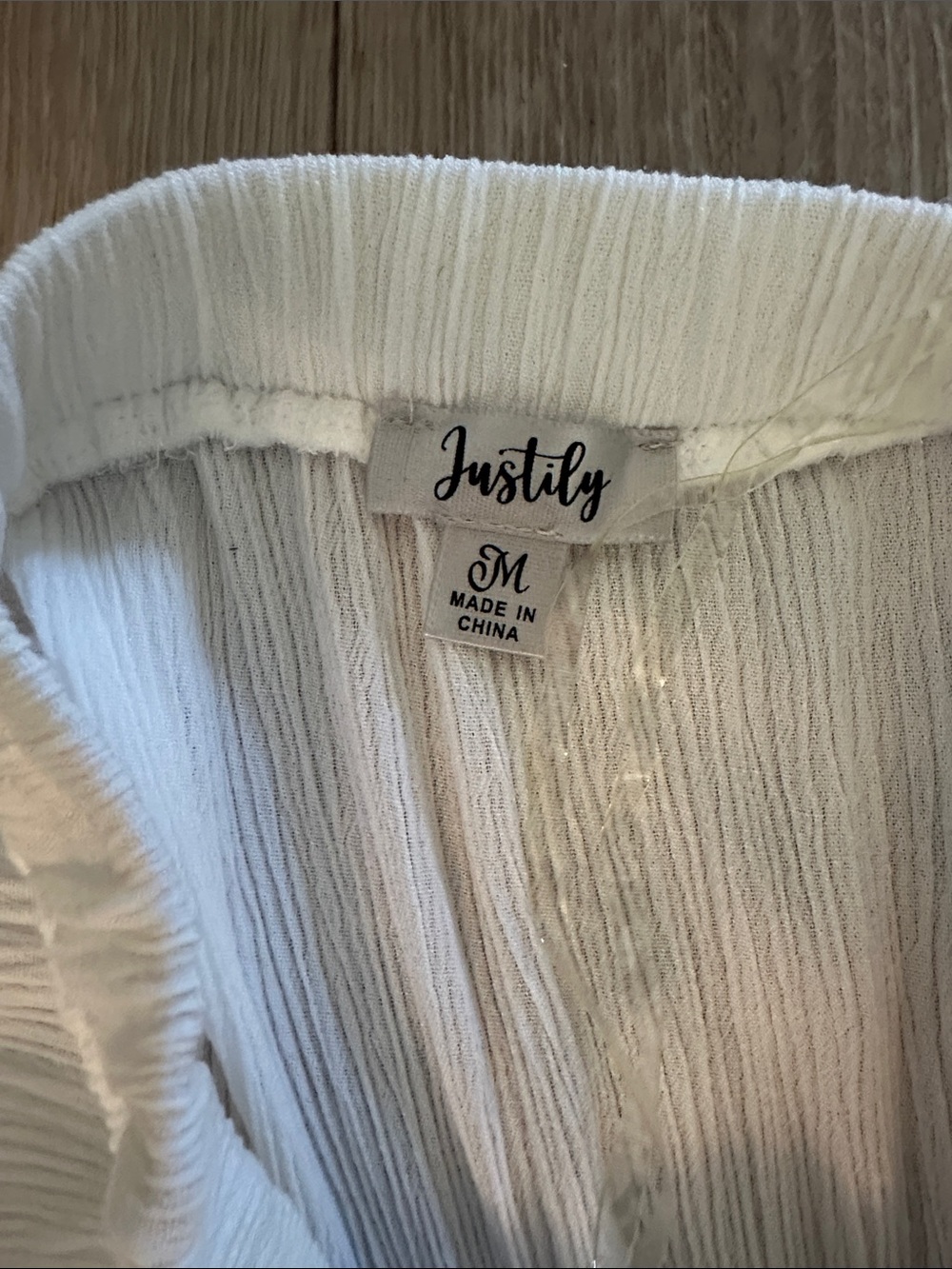 Justify White Strapless Lace-Trim Maxi Skirt - Picture 2 of 6